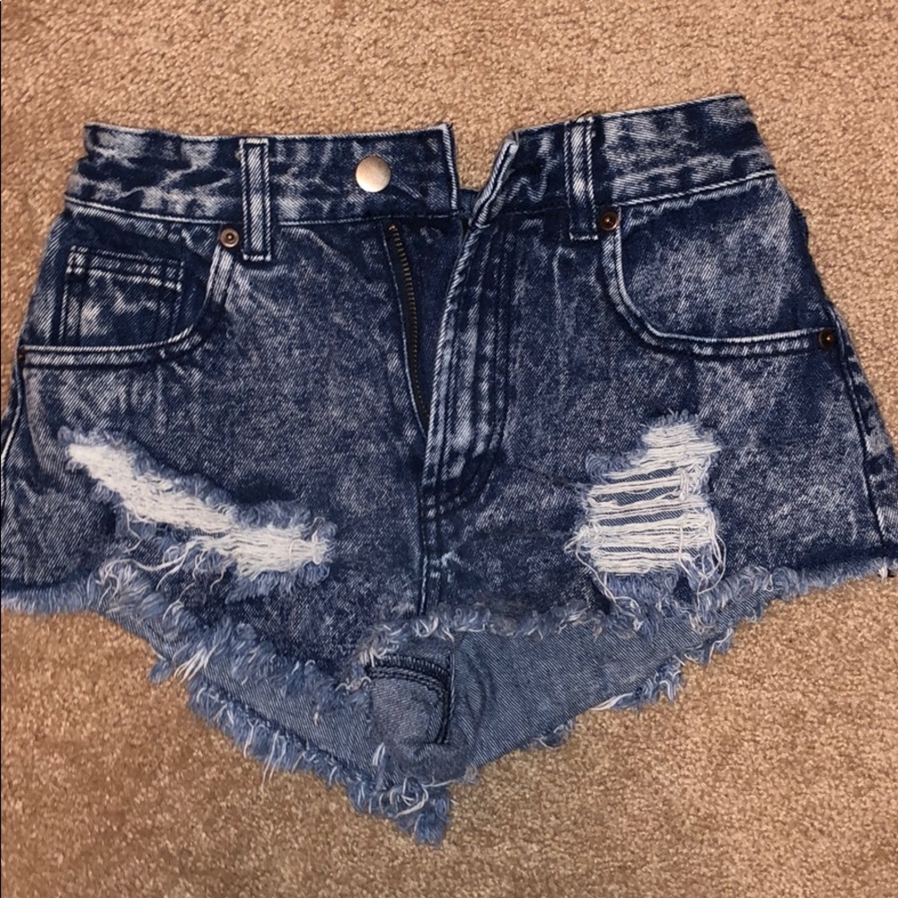 High waisted shorts